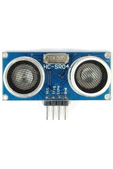 ROBİZ Hc-sr04 Ultrasonik Mesage Algılama Sensörü Mesafe Engel Uzaklık Algılama Ultrasonic Ses Sensörü ürün görseli
