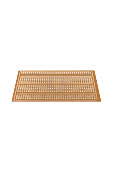 ROBİZ 5x10cm Pertinaks Delikli Plaket Tek Yüzlü Pcb Proto Prototip Devr - Resim 4
