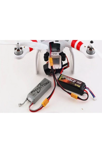 ROBİZ Xt60 Konnektörlü Y Tip Birleştirici Kablo 10 Cm Lipo Pil Batarya - Resim 6