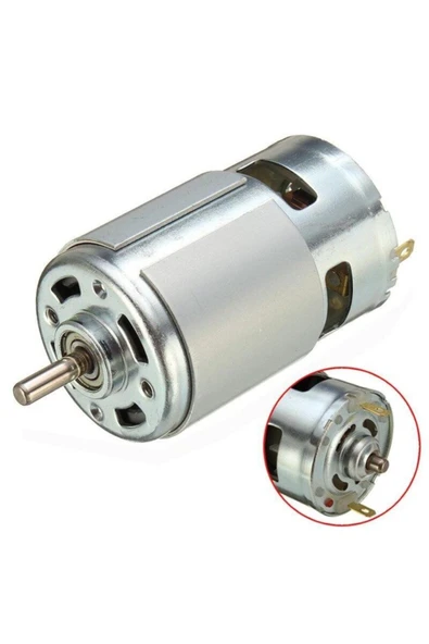 ROBİZ Rs775 Dc Motor 24v 15000 Rpm Rulmanlı Şarjlı Matkap Cnc Motor