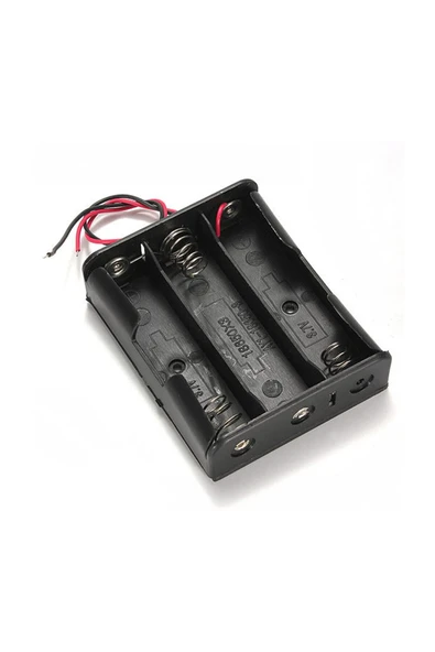 ROBİZ 18650 3lü Pil Kutusu Seri 3 Adet 11.1v Seri Lityum Lion Batarya Yuvası Mobil Güç Kaynağı Powerbank - Resim 3