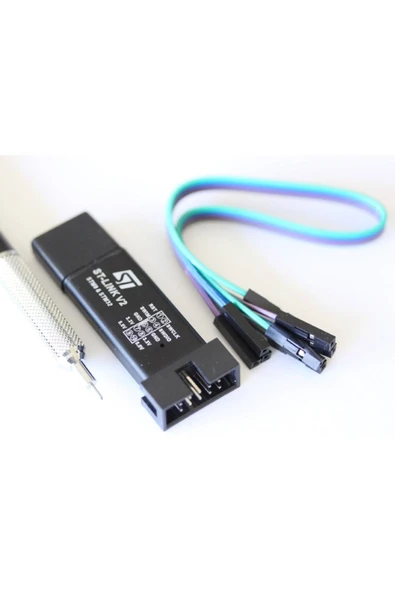 ROBİZ St-lınk V2 Mini -- Stlınk V2 Klon -- Metal Kutu -- Stm32 Arm Jtag Programlayıcı - St Link V2 - Resim 6