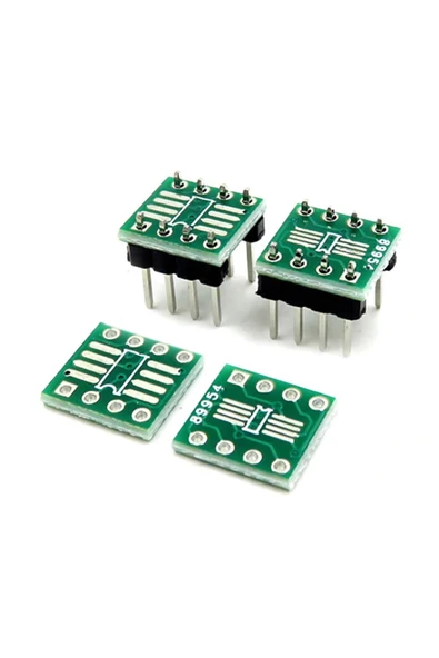 ROBİZ Ssop8 Sop8 Dıp8 Smd Çevirici Pcb Sop8 Ssop8 Tssop8 Ssop Tssop Msop Prototip Deney Kartı Fr4 - Resim 6