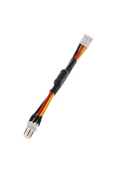 ROBİZ 3 Pin Fan Kablosu Hız Yavaşlatıcı Dirençli 10cm Bilgisayar Cpu