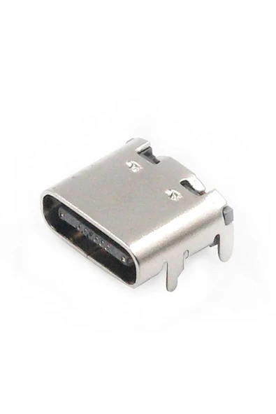 ROBİZ Type-c Usb Soket 16 Pin Smd Usb 3.1 Cep Tel Elektronik Cihaz Usb Port Konnektör Şarj Soketi Dişi ürün görseli
