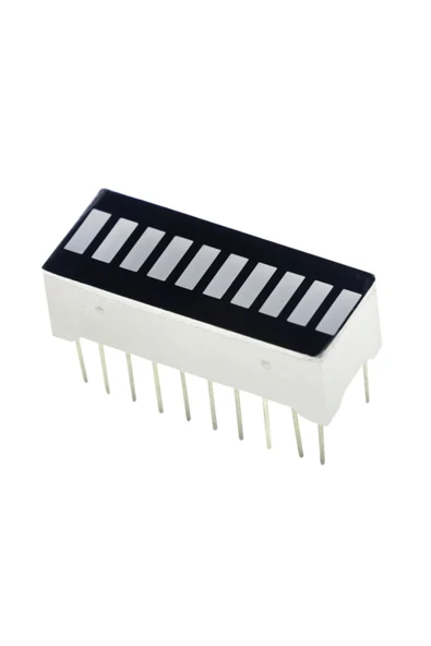 ROBİZ 4 Renk Bar Led 10 Segment Akü Batarya Kapasite Doluluk Göstergesi - Resim 4