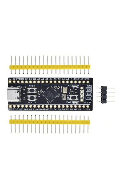 ROBİZ Stm32f411ceu6 Black Pill Geliştirme Kartı Arm Cortex-m4 Dsp Fpu 512 Kb Flash 100 Mhz Cpu Art