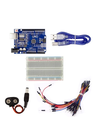 ROBİZ Kutulu Arduino Uno R3 Başlangıç Seti 71 Parça Breadboard Kablo - Resim 7