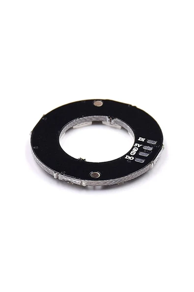 ROBİZ 8 Bit Neopixel Halka Ring Ws2812b 5050 Rgb Led Modül 5050 Adreslenebilir Lamba Kart Full Color Ekran - Resim 4