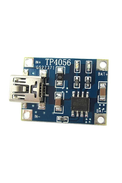 ROBİZ Lityum Pil 18650 Şarj Devresi Tp4056 1a Li-ıon Mini Usb Soket Yeni - Resim 3
