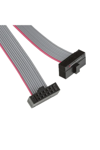 ROBİZ 1.27mm Pitch 15cm 150mm 10 Pin Idc Flat Ribbon Kablo Programlama Data Debug Kablosu Jtag Swd Isp Avr - Resim 2