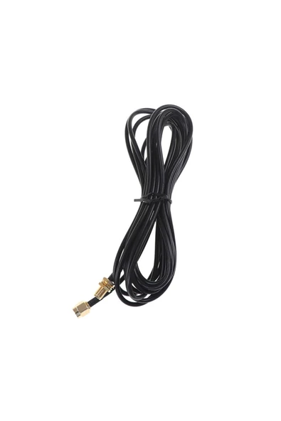 ROBİZ Rg174 50 Ohm Koaksiyel Sma Erkek Dişi 5 Metre Kablo Rf Sinyal Uzatma Kablosu 0-6ghz Koeksiyel Wifi - Resim 15