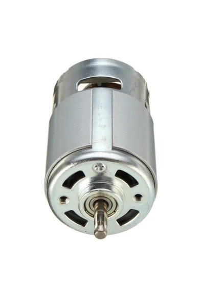 ROBİZ Rs775 Dc Motor 24v 15000 Rpm Rulmanlı Şarjlı Matkap Cnc Motor - Resim 4