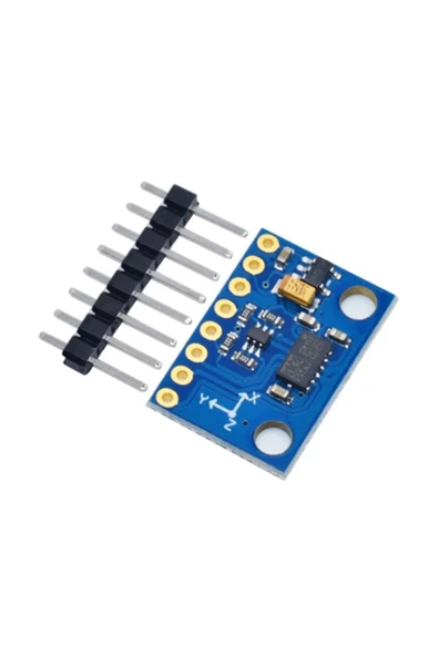 ROBİZ Gy-511 Lsm303dlhc 3 Eksen Ivme Ölçer 3 Eksen Manyetometre Sensör Modülü Pusula 3v-5v I2c Manyetik - 3