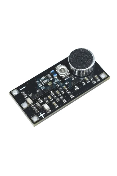 ROBİZ Mikrofonlu Fm Radyo Verici Modül 88-115mhz Mini Kablosuz Ses Aktarım Kartı 100 Metre Dc 2v/9v ürün görseli