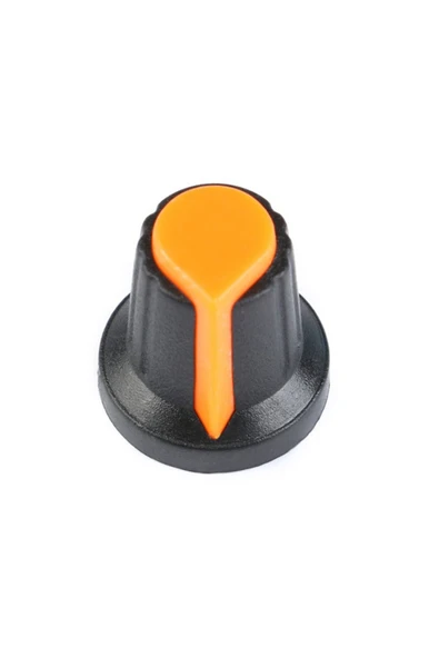 ROBİZ Plastik Pot Başlığı 6mm Potansiyometre Rotary Enkoder Ses Voltaj Kontrol 360 Derece - 6