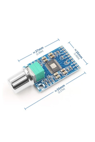 ROBİZ Xh-m564 2x50w Amfi Modül Tpa3116d2 Audio Müzik Ses Kontrol Potlu - 5