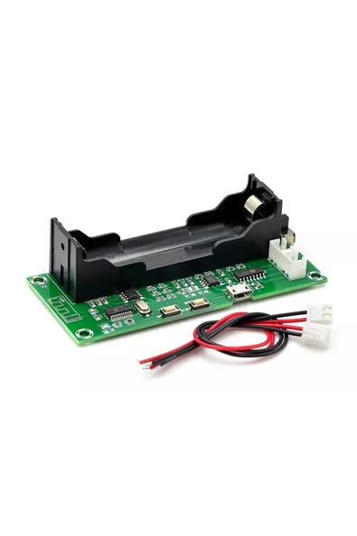 ROBİZ XH-A153 Bluetooth Mp3 Modül 18650 Lityum Pil Soketli  DC 5V  Pam8403 Stereo 3W+3W D Sınıf Amfi Ses - 7