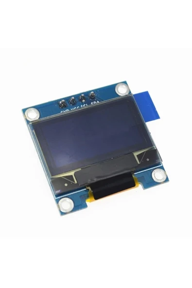 ROBİZ 0.96 Inch Mavi Oled Lcd Modül 128x64 Pixel Iıc I2c Seri 0.96” Ekran Gösterge Ssd1306 3.3v 5v Matrix - Resim 5