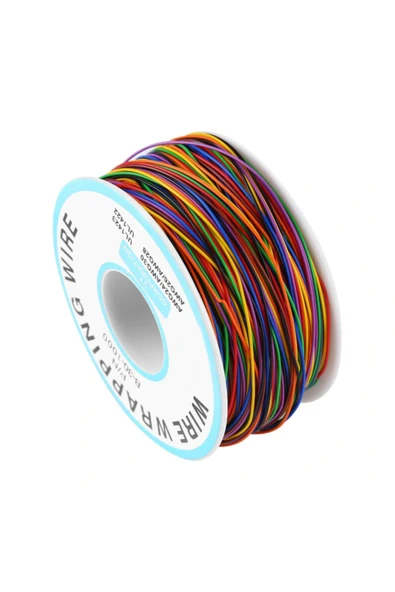 ROBİZ 280 Metre 8 Renk 0.25mm Tel Kalınlığı 30awg Makara Atlama Kablosu - Resim 3
