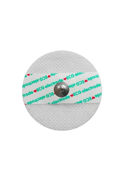 ROBİZ Ekg Ecg Elektrot Padi Nabız Kalp Ölçüm Sensör Padi Çıtçıtlı 50mm - Resim 2