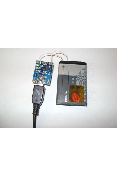 ROBİZ Lityum Pil 18650 Şarj Devresi Tp4056 1a Li-ıon Mini Usb Soket Yeni - Resim 6