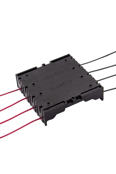 ROBİZ 18650 Pil Yuvası 4’lü Paralel 4 Adet 3.7v Paralel Lityum Lion Batarya Kutusu Mobil Güç Kaynağı - Resim 6