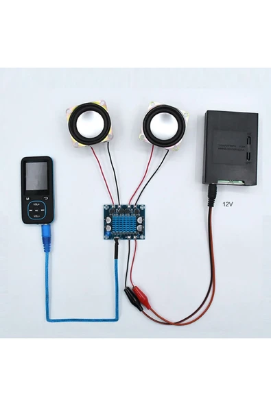 ROBİZ Tpa3110 2 Kanal Dc 26v 3a 30w Ses Yükseltici Amfi Class D Stereo Dijital Ses Müzik Kuvvetlendirici - Resim 2