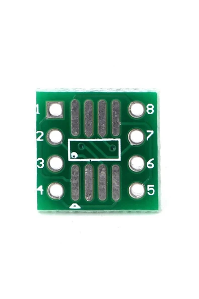 ROBİZ Ssop8 Sop8 Dıp8 Smd Çevirici Pcb Sop8 Ssop8 Tssop8 Ssop Tssop Msop Prototip Deney Kartı Fr4 - Resim 2