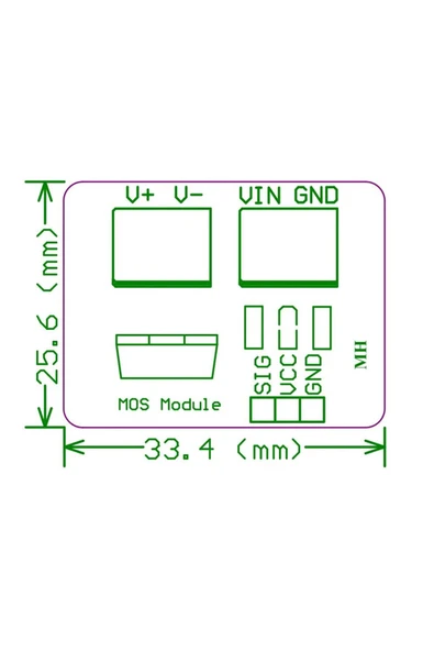 ROBİZ Irf520 Mosfet Sürücü Kartı Klemens Bağlantı Soketi Ssr Röle Motor Led Lamba Parlaklık Dimmer - Resim 7
