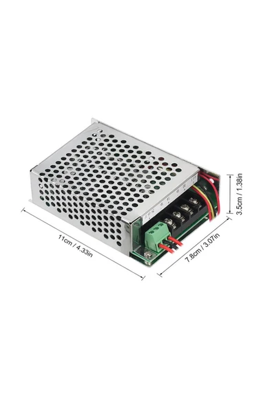 ROBİZ 40a 50v Dc Motor Hız Kontrol Devresi Ayarlanabilir Motor Sürücü - Resim 8