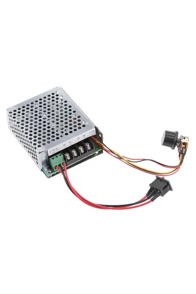 ROBİZ 40a 50v Dc Motor Hız Kontrol Devresi Ayarlanabilir Motor Sürücü - Resim 3