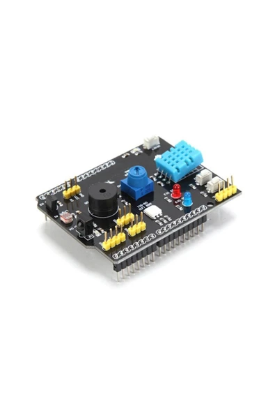 ROBİZ Arduino Sensör Shield Çok Fonksiyonlu Sensör Kartı Dht11 Lm35 Ldr