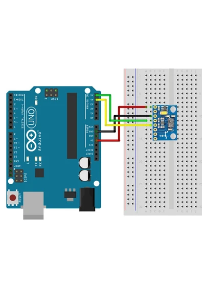 ROBİZ Gy-511 Lsm303dlhc 3 Eksen Ivme Ölçer 3 Eksen Manyetometre Sensör Modülü Pusula 3v-5v I2c Manyetik - 8