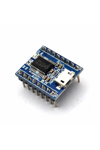 ROBİZ Jq6500 16mbit Mini Ses Mp3 Wmv Player Ses Müzik Çalma Kartı Micro Usb Uart Haberleşme 5 Tuşlu Kontrl - 4