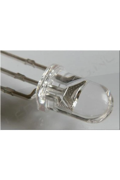 ROBİZ Led 5mm Kırmızı Yeşil Ortak Katot 2 Renk Bicolor 3 Pin Diyot Işık - Resim 6