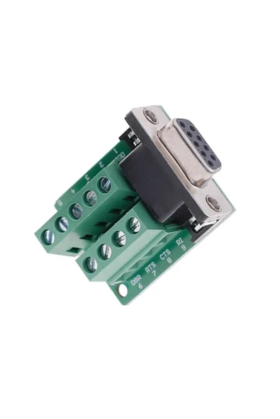 ROBİZ Db9 To Dip Adaptör Dişi 9 Pin Rs232 Com Port Klemens Çevirici - Resim 12