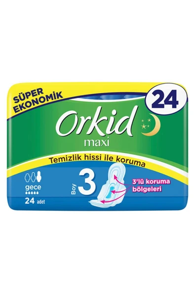 Orkid  Maxi 4'lü Gece 24 Adet X 6 Adet - 2