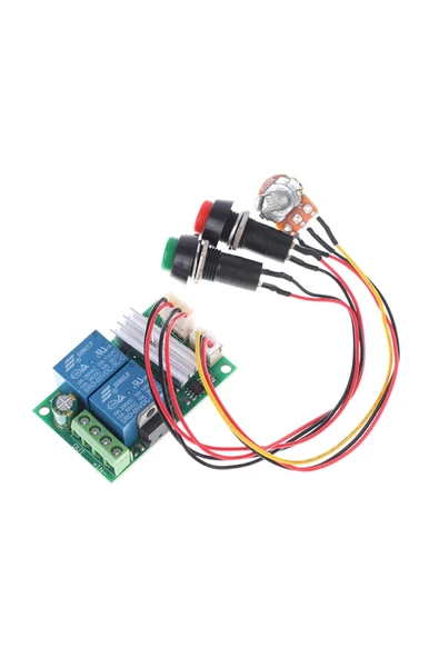 ROBİZ 30a 24v Dc Motor Pwm Hız Kontrol Sürücü Devresi %0~100 Ayarlanabilir Ileri Geri Veya Durdurma Yön - Resim 3