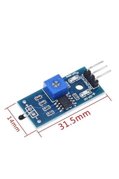 ROBİZ Ntc Termistör Sıcaklık Sensörü Modülü - 6