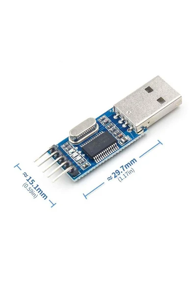 ROBİZ Pl2303 Usb To Rs232 Ttl Uart Çevirici Modül Seri Port Haberleşme Mcu Uydu Alıcı Dvd Gsm Telefon ürün görseli