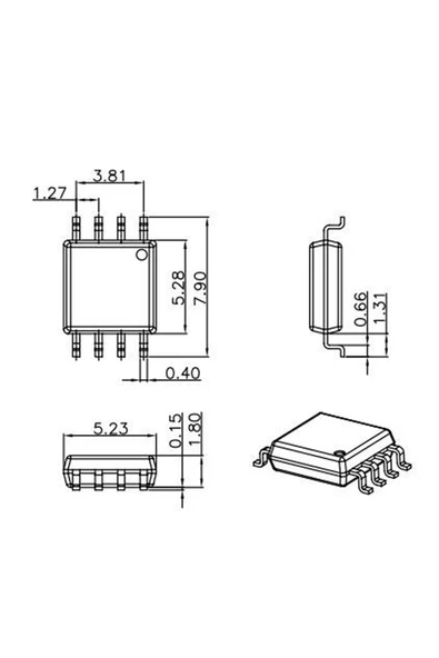 ROBİZ Winbond W25q64jvsıq 64m-bit Seri Flash 3.3v Spı Hafıza Entegresi 32768 Sayfa Uniform 4kb Sop8 - Resim 8
