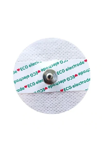 ROBİZ Ekg Ecg Elektrot Padi Nabız Kalp Ölçüm Sensör Padi Çıtçıtlı 50mm ürün görseli