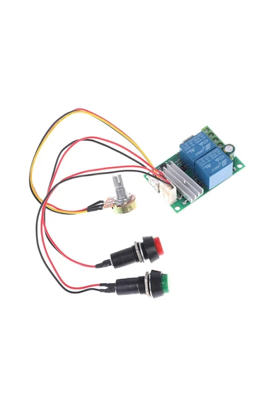 ROBİZ 30a 24v Dc Motor Pwm Hız Kontrol Sürücü Devresi %0~100 Ayarlanabilir Ileri Geri Veya Durdurma Yön - Resim 5