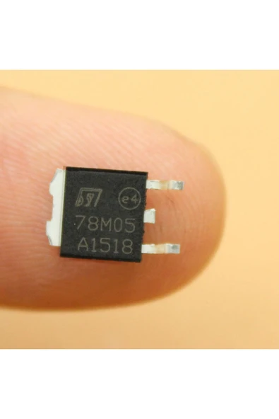 ROBİZ 78m05 3 Pin Dc 5v Lineer Voltaj Düşürücü Regülatör Enregre - Resim 3