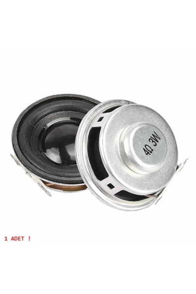 ROBİZ Mini 4cm 4 Ohm 3w Hoparlör Yuvarlak Speaker 3 Watt Ses Müzik Amfi Ses Oluşturucu Yüksek Kalite - 4