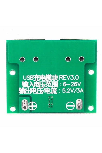 ROBİZ 6-24v To 5v 3a Dual Usb Çıkış Voltaj Düşürücü Hw-681 2x Usb Çıkış Şarj Taşınabilir Güç Kaynağı - Resim 14