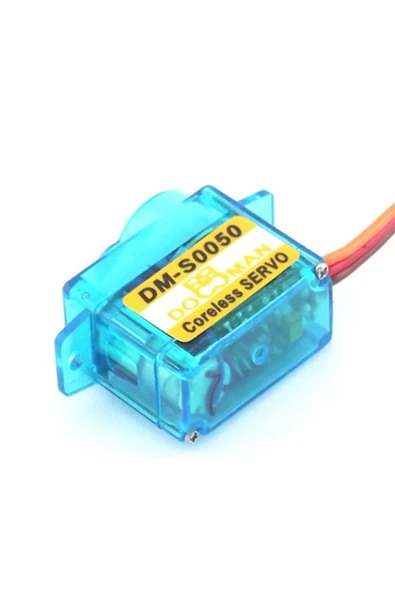 ROBİZ 5gr Dm-s0050 Servo Motor Rc Doman Mikro Plastik Dişli 1kg.cm Tork - Resim 3
