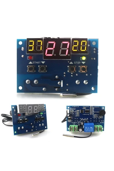 ROBİZ W1401 Termostatı 12v Dijital Termostat Kuluçka Akvaryum Buzdolabı - Resim 7