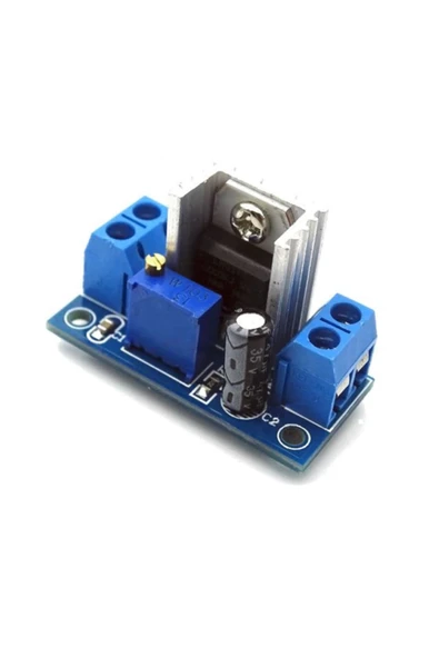 ROBİZ Lm317 Modül Dc Lineer Regulatör 2a Voltaj Düşürücü - Resim 3